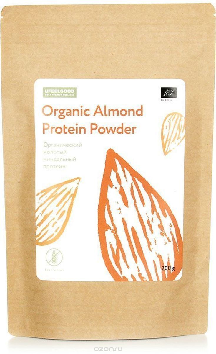 UFEELGOOD Organic Almond Protein Powder    , 200 