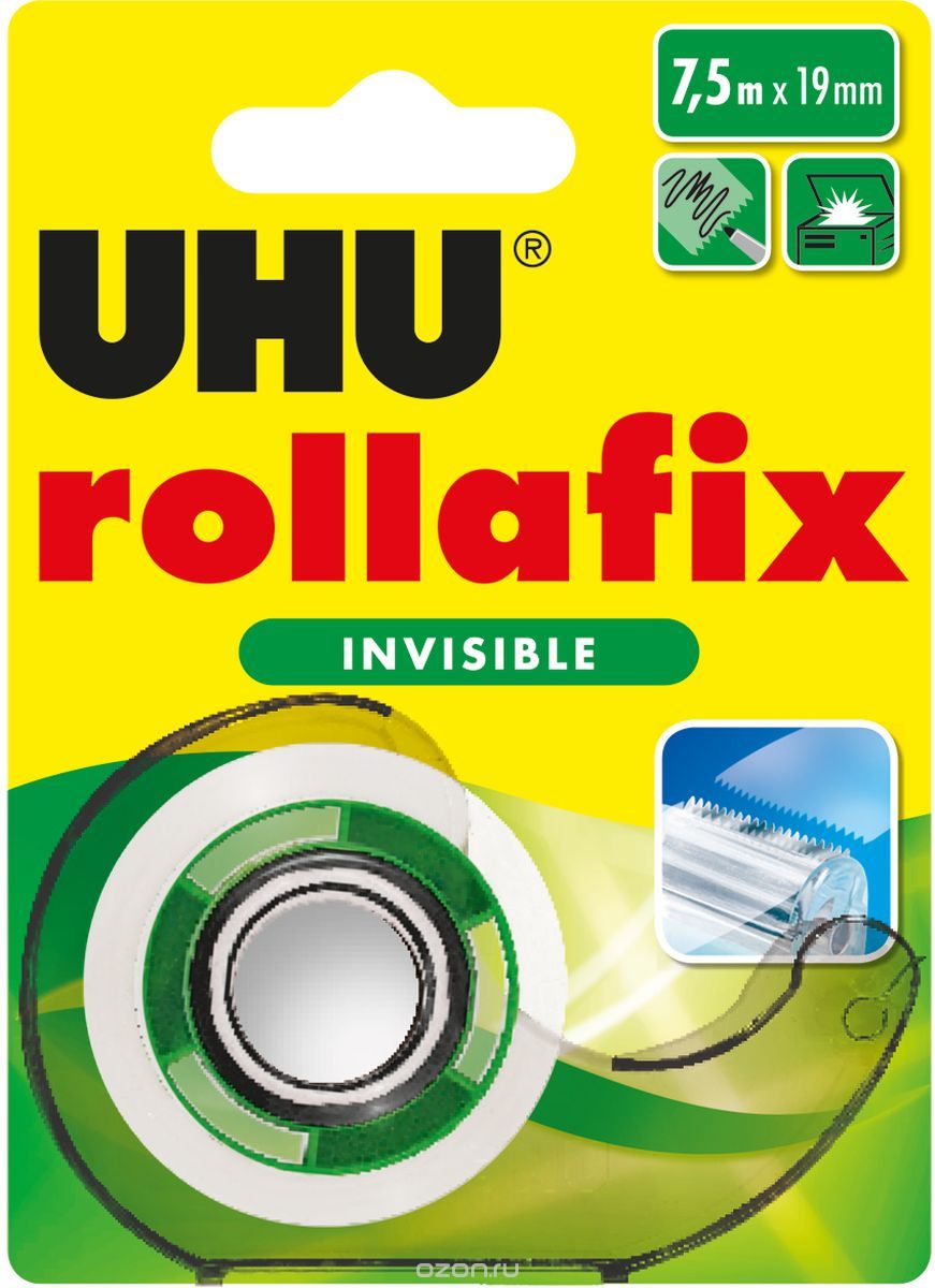 UHU   Rollafix Invisible  19   7,5 