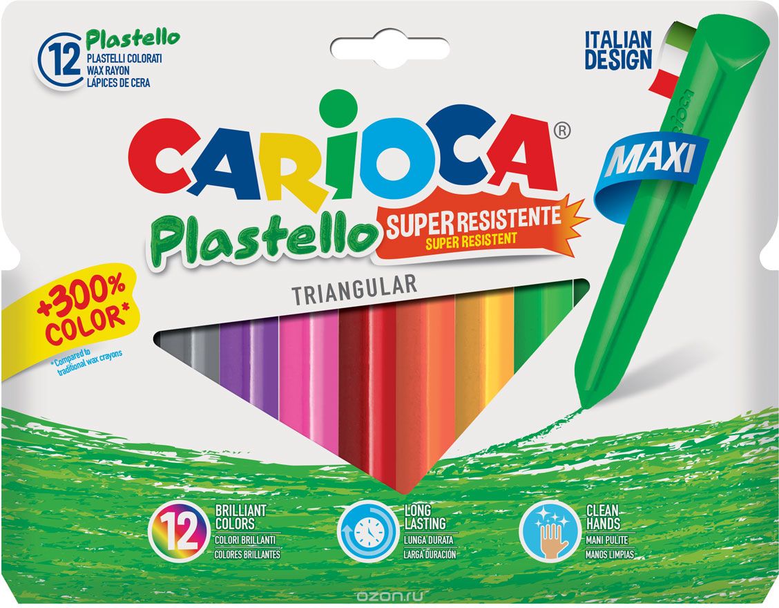 Carioca     Plastello Maxi 12 